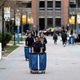 Towson University students move out of the dorms as the school shut down days before the start of the scheduled spring break on March 11, 2020 in Towson, Maryland.